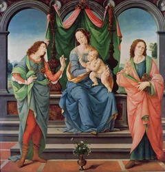 The Virgin and Child Between Saint John and Saint Sebastian